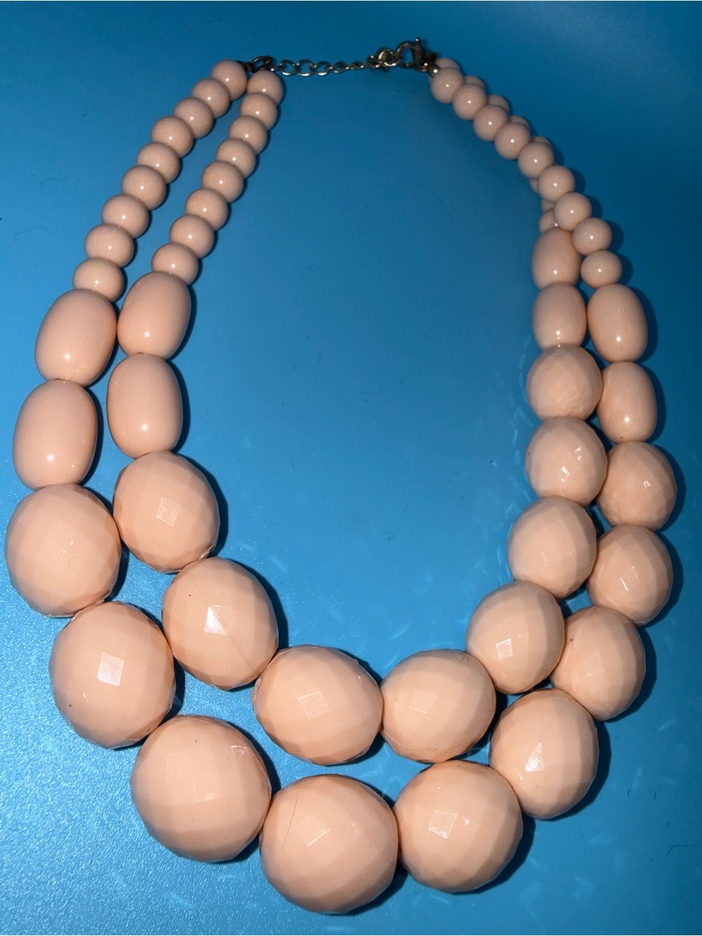 Women’s double Strand lite pink Bead Necklace